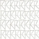 York Wallcoverings Love Triangles - Gold Metallic Wallpaper | Buy Online York Wallcoverings Love Triangles wallpaper, color Gold Metallic, SKU PSW1253RL