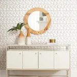York Wallcoverings Love Triangles - Gold Metallic Wallpaper | Buy Online York Wallcoverings Love Triangles wallpaper, color Gold Metallic, SKU PSW1253RL