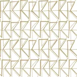 York Wallcoverings Love Triangles - Gold Metallic Wallpaper | Buy Online York Wallcoverings Love Triangles wallpaper, color Gold Metallic, SKU PSW1255RL