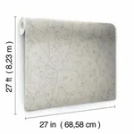 York Wallcoverings Luminous Branches - Grey & Silver Wallpaper | Buy Online York Wallcoverings Luminous Branches wallpaper, color Grey & Silver, SKU DD3814