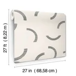 York Wallcoverings Lunula - Black Wallpaper | Buy Online York Wallcoverings Lunula wallpaper, color Black, SKU FM1022