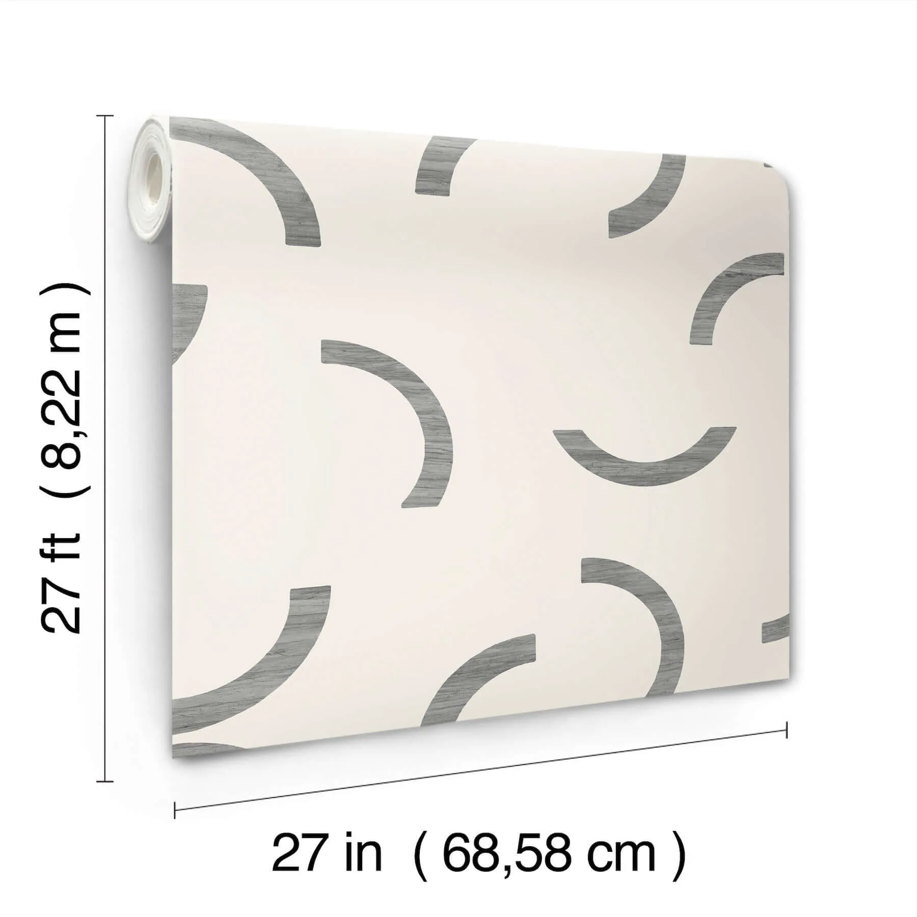 York Wallcoverings Lunula - Black Wallpaper | Buy Online York Wallcoverings Lunula wallpaper, color Black, SKU FM1022