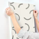 York Wallcoverings Lunula - Black Wallpaper | Buy Online York Wallcoverings Lunula wallpaper, color Black, SKU FM1022