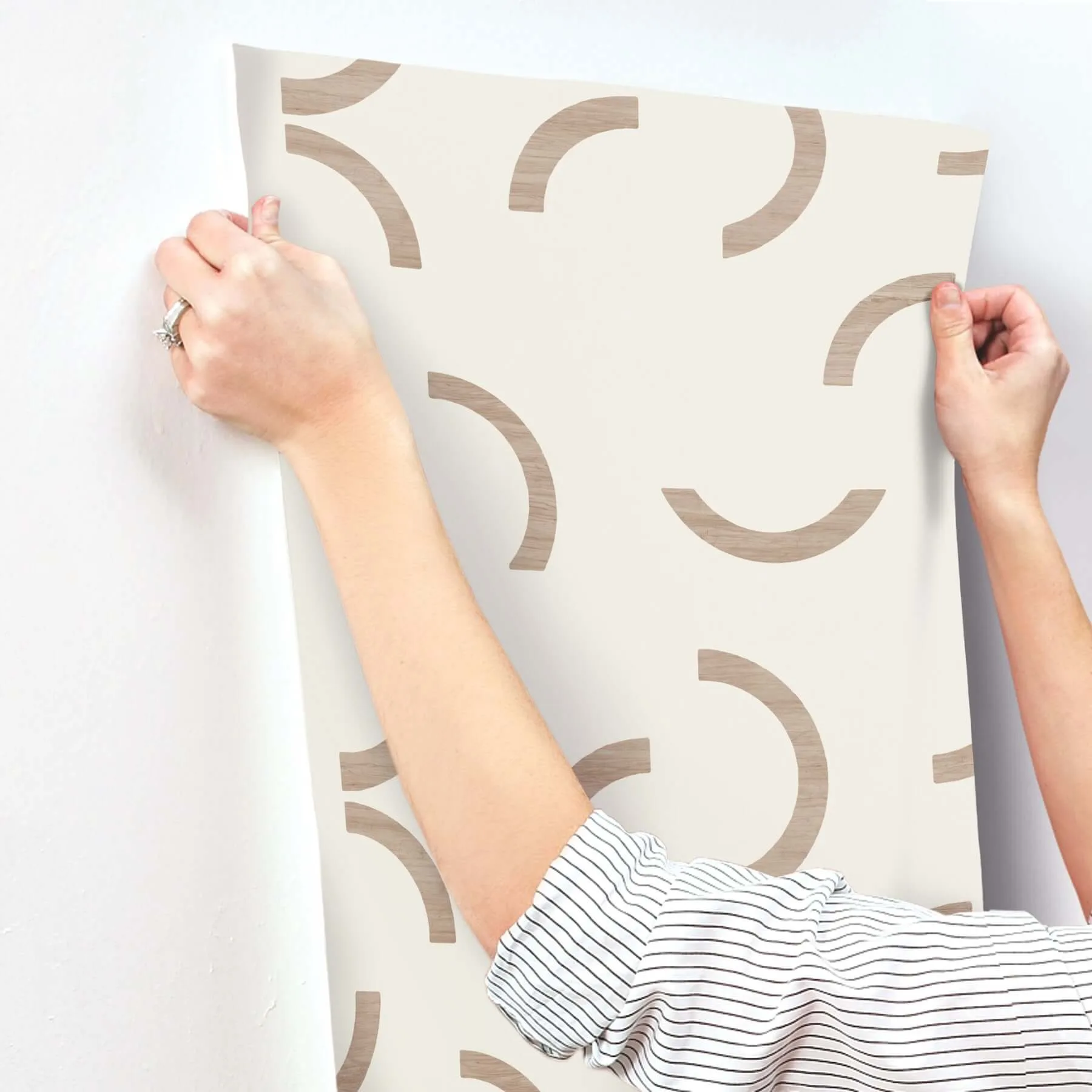York Wallcoverings Lunula - Clay Wallpaper | Buy Online York Wallcoverings Lunula wallpaper, color Clay, SKU FM1024