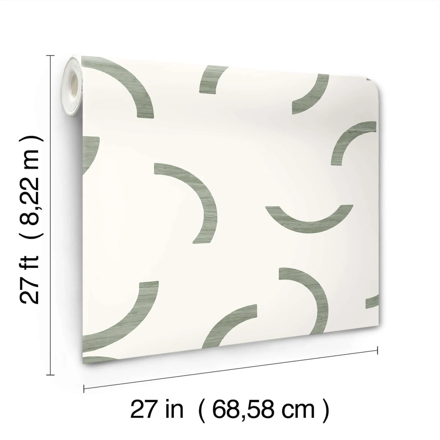 York Wallcoverings Lunula - Green Wallpaper | Buy Online York Wallcoverings Lunula wallpaper, color Green, SKU FM1021