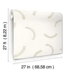 York Wallcoverings Lunula - Ivory Wallpaper | Buy Online York Wallcoverings Lunula wallpaper, color Ivory, SKU FM1025