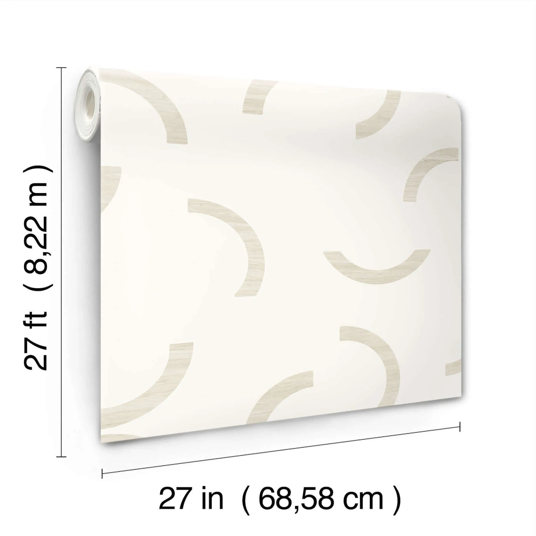 York Wallcoverings Lunula - Ivory Wallpaper | Buy Online York Wallcoverings Lunula wallpaper, color Ivory, SKU FM1025