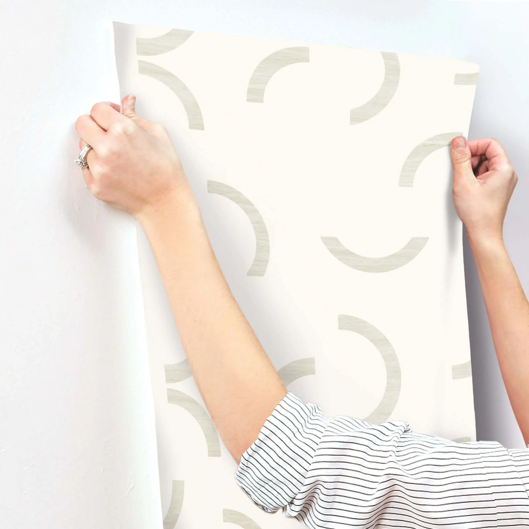 York Wallcoverings Lunula - Ivory Wallpaper | Buy Online York Wallcoverings Lunula wallpaper, color Ivory, SKU FM1025