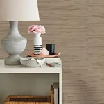 York Wallcoverings Lustrous Grasscloth wallpaper, color Yellow, SKU RN1062LW