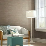 York Wallcoverings Lustrous Grasscloth - Silver & Taupe Wallpaper | Buy Online York Wallcoverings Lustrous Grasscloth wallpaper, color Silver & Taupe, SKU Y6201604