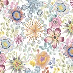 York Wallcoverings Magic Garden - Multicolor Wallpaper | Buy Online York Wallcoverings Magic Garden wallpaper, color Multicolor, SKU PSW1636RL