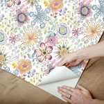 York Wallcoverings Magic Garden - Multicolor Wallpaper | Buy Online York Wallcoverings Magic Garden wallpaper, color Multicolor, SKU PSW1636RL