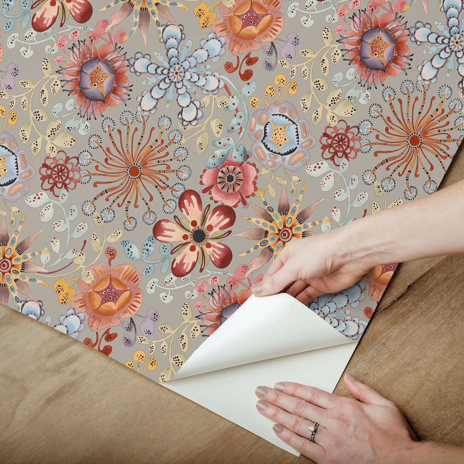 York Wallcoverings Magic Garden - Multicolor Wallpaper | Buy Online York Wallcoverings Magic Garden wallpaper, color Multicolor, SKU PSW1637RL