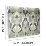 York Wallcoverings Malta - Green Wallpaper | Buy Online York Wallcoverings Malta wallpaper, color Green, SKU MN1922