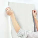 York Wallcoverings Market Stripe - White Wallpaper | Buy Online York Wallcoverings Market Stripe wallpaper, color White, SKU FH4014