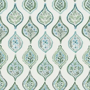 York Wallcoverings Marketplace Motif wallpaper, color Pale Grey & Green, SKU MN1851