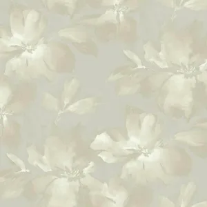 York Wallcoverings Midnight Blooms wallpaper, color Grey, SKU SO2472