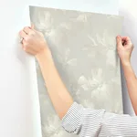 York Wallcoverings Midnight Blooms - Grey Wallpaper | Buy Online York Wallcoverings Midnight Blooms wallpaper, color Grey, SKU SO2472