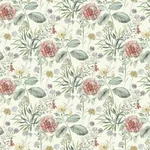 York Wallcoverings Midsummer Floral wallpaper, color Coral, SKU TL1919