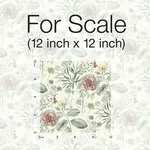 York Wallcoverings Midsummer Floral wallpaper, color Coral, SKU TL1919