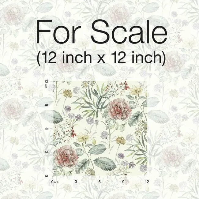 York Wallcoverings Midsummer Floral wallpaper, color Coral, SKU TL1919