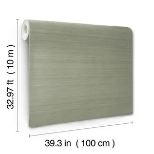 York Wallcoverings Milano Silk wallpaper, color Emerald, SKU SI6862