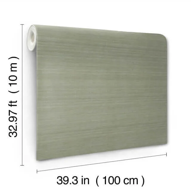 York Wallcoverings Milano Silk wallpaper, color Emerald, SKU SI6862
