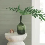 York Wallcoverings Milano Silk wallpaper, color Emerald, SKU SI6862