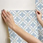 York Wallcoverings Mimi - Blue Wallpaper | Buy Online York Wallcoverings Mimi wallpaper, color Blue, SKU PSW1583RL
