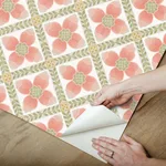 York Wallcoverings Mimi - Coral Wallpaper | Buy Online York Wallcoverings Mimi wallpaper, color Coral, SKU PSW1584RL