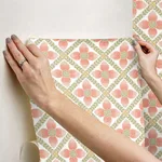 York Wallcoverings Mimi - Coral Wallpaper | Buy Online York Wallcoverings Mimi wallpaper, color Coral, SKU PSW1584RL