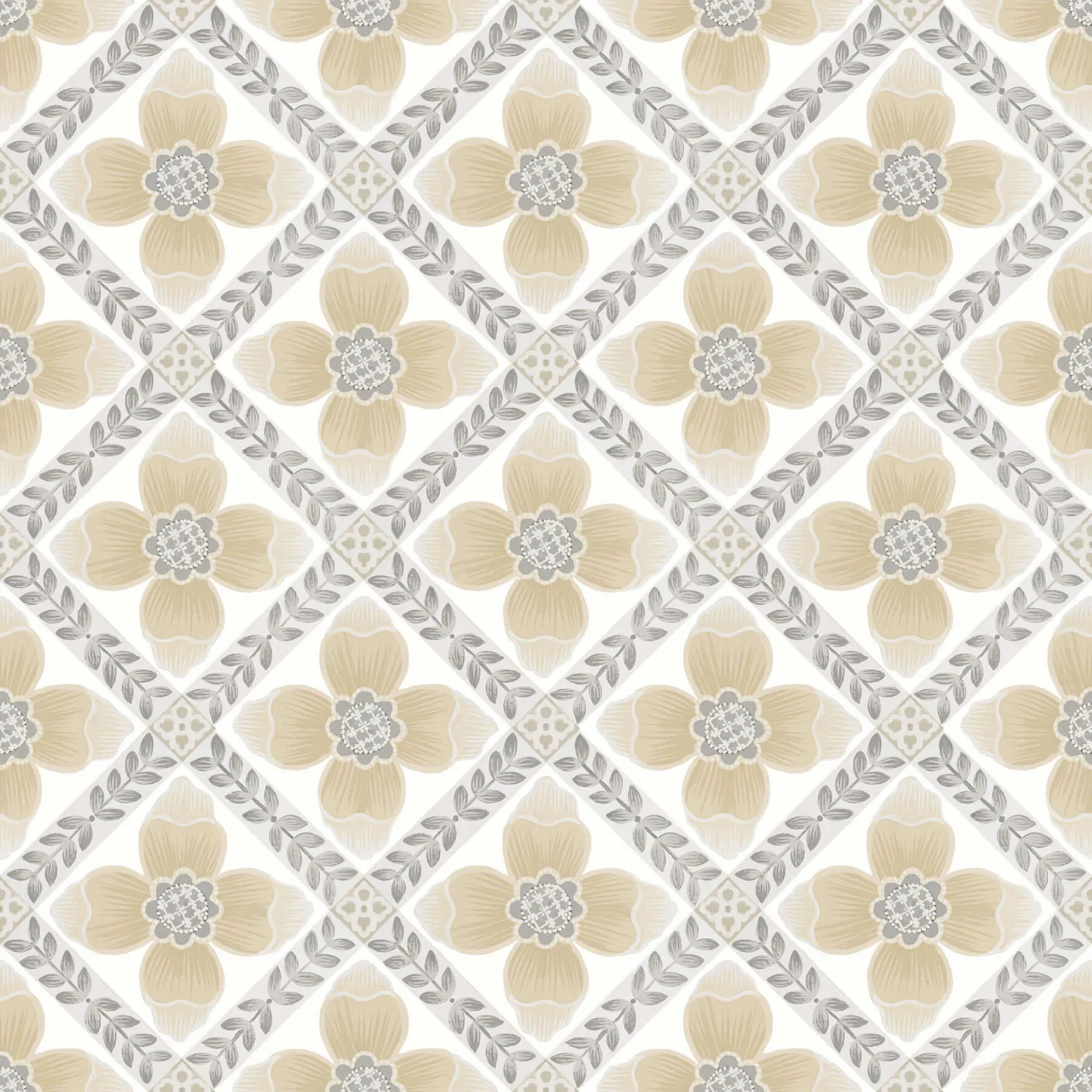 York Wallcoverings Mimi wallpaper, color Neutral, SKU PSW1586RL