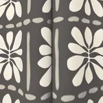 York Wallcoverings Mimosa Fleur wallpaper, color Carbon Black, SKU ZM2810