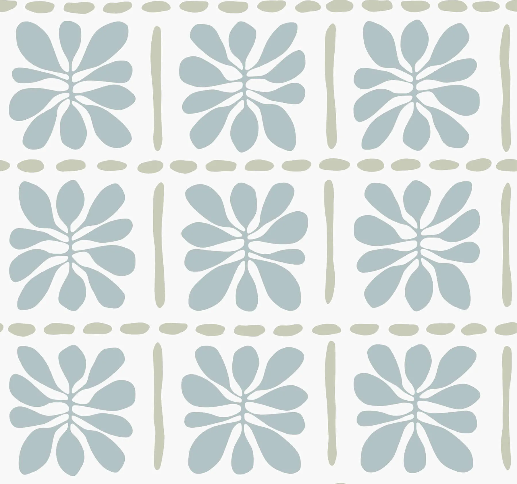 York Wallcoverings Mimosa Fleur wallpaper, color Mineral, SKU ZM2806