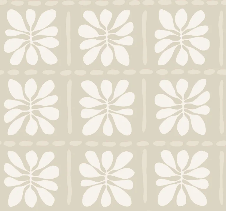 York Wallcoverings Mimosa Fleur wallpaper, color Nude, SKU ZM2808