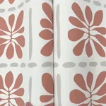 York Wallcoverings Mimosa Fleur wallpaper, color Terracotta, SKU ZM2809
