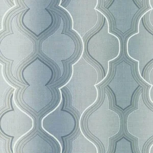 York Wallcoverings Modern Ombre Damask wallpaper, color Blue, SKU DM4944