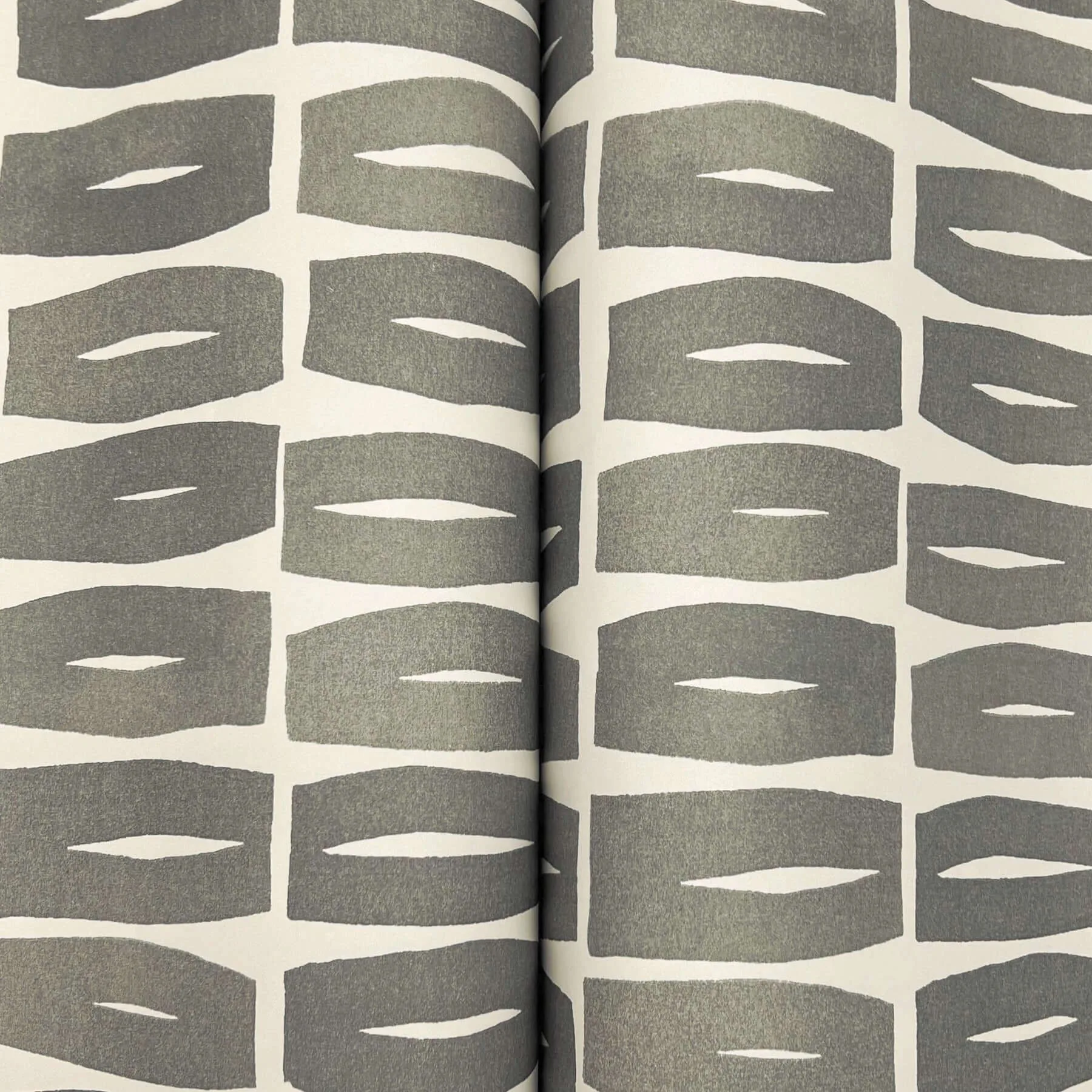 York Wallcoverings Modernist Motif wallpaper, color Carbon Black, SKU ZM2865