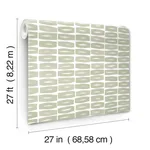 York Wallcoverings Modernist Motif - Leaf Wallpaper | Buy Online York Wallcoverings Modernist Motif wallpaper, color Leaf, SKU ZM2862
