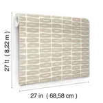 York Wallcoverings Modernist Motif wallpaper, color Linseed Oil, SKU ZM2864