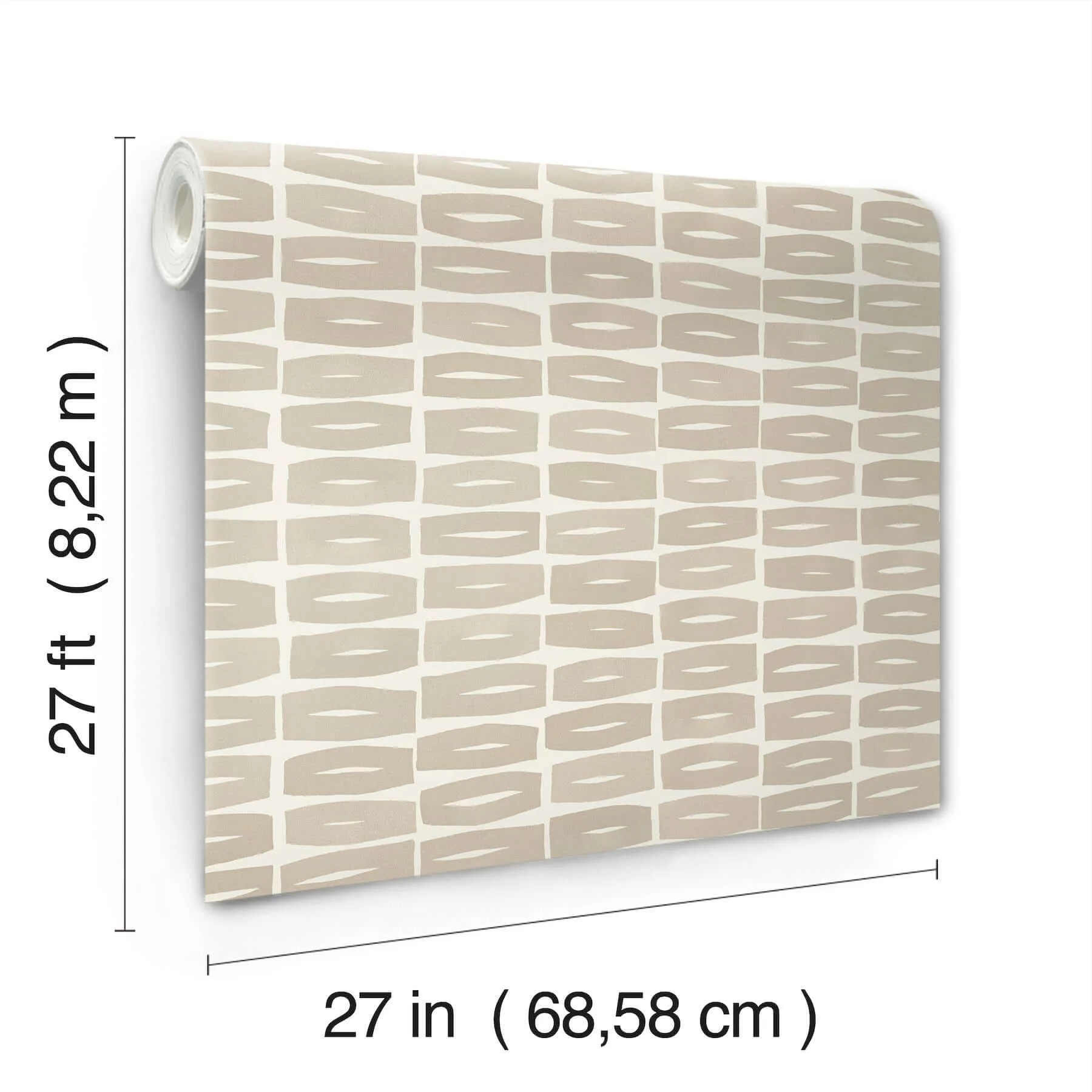York Wallcoverings Modernist Motif wallpaper, color Linseed Oil, SKU ZM2864