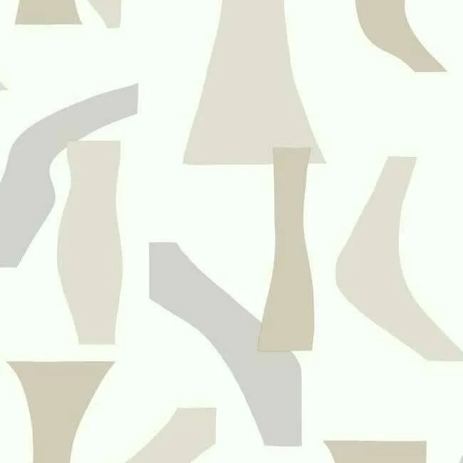 York Wallcoverings Modernist wallpaper, color Neutral, SKU PSW1056RL