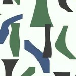 York Wallcoverings Modernist - Green & Blue Wallpaper | Buy Online York Wallcoverings Modernist wallpaper, color Green & Blue, SKU PSW1057RL