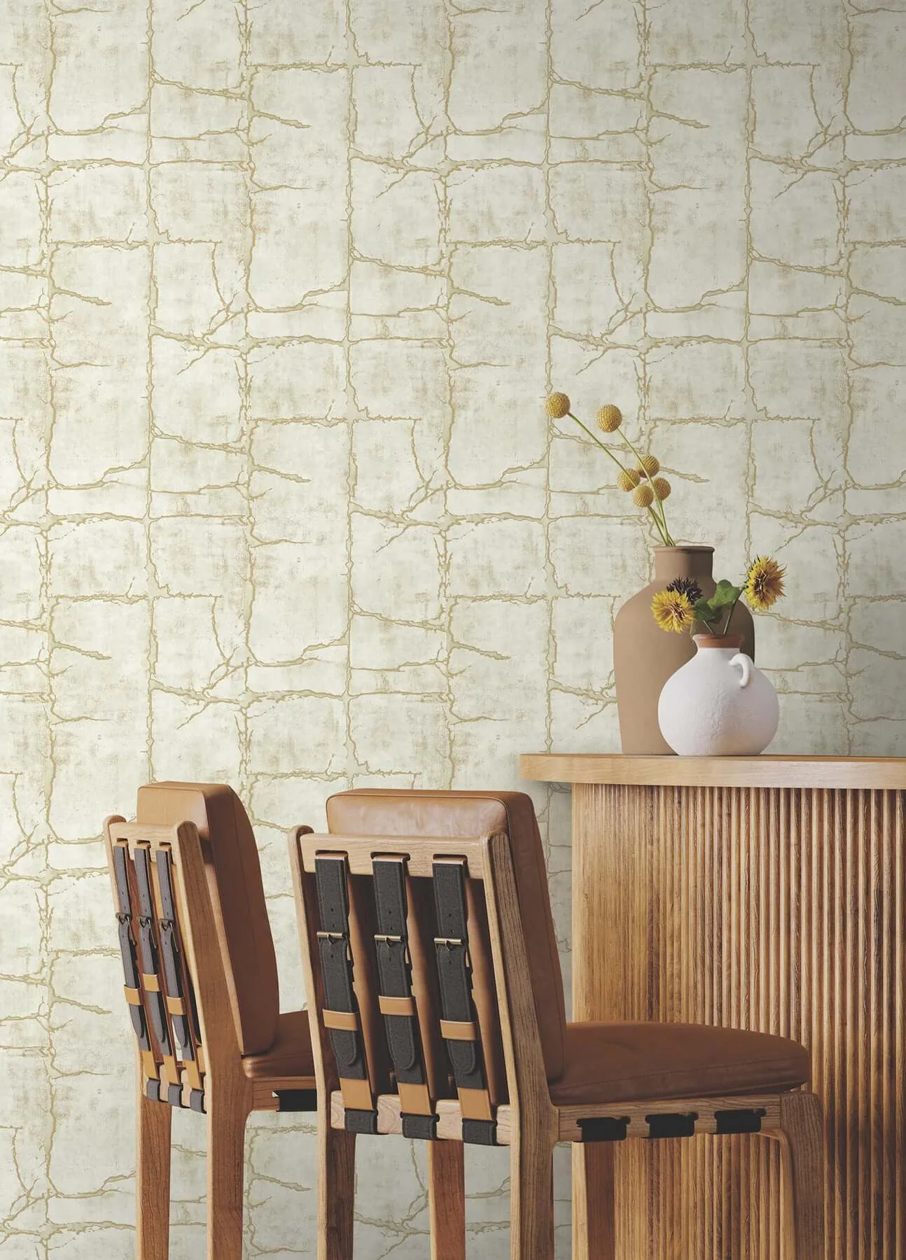 York Wallcoverings Mojave wallpaper, color Gold, SKU GN2584
