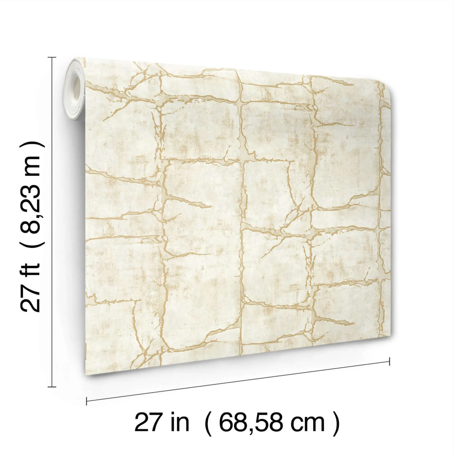 York Wallcoverings Mojave - Gold Wallpaper | Buy Online York Wallcoverings Mojave wallpaper, color Gold, SKU GN2584