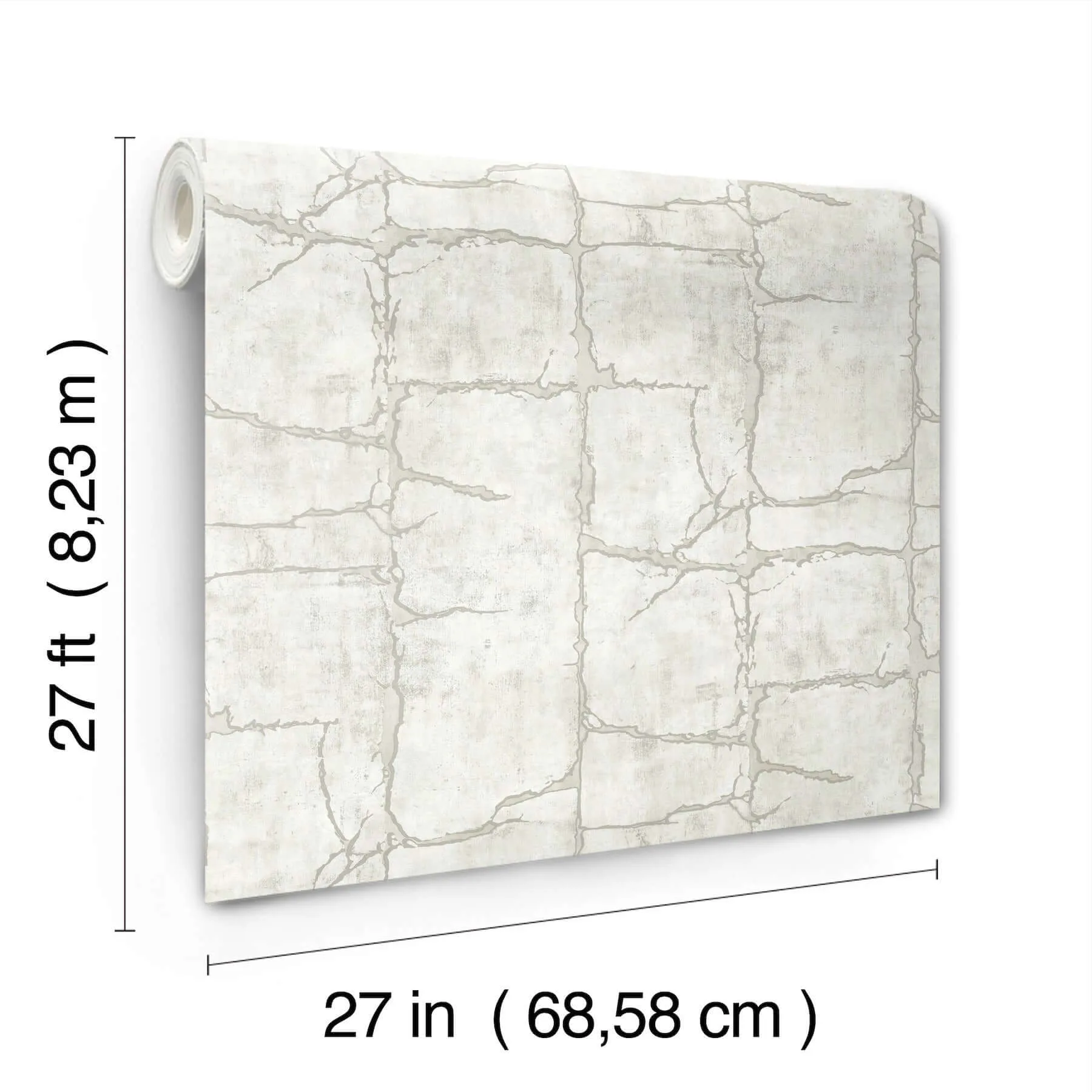 York Wallcoverings Mojave wallpaper, color Grey, SKU GN2583