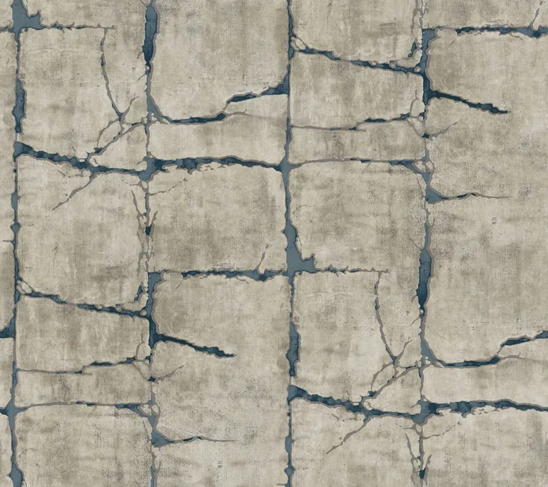 York Wallcoverings Mojave wallpaper, color Navy, SKU GN2582