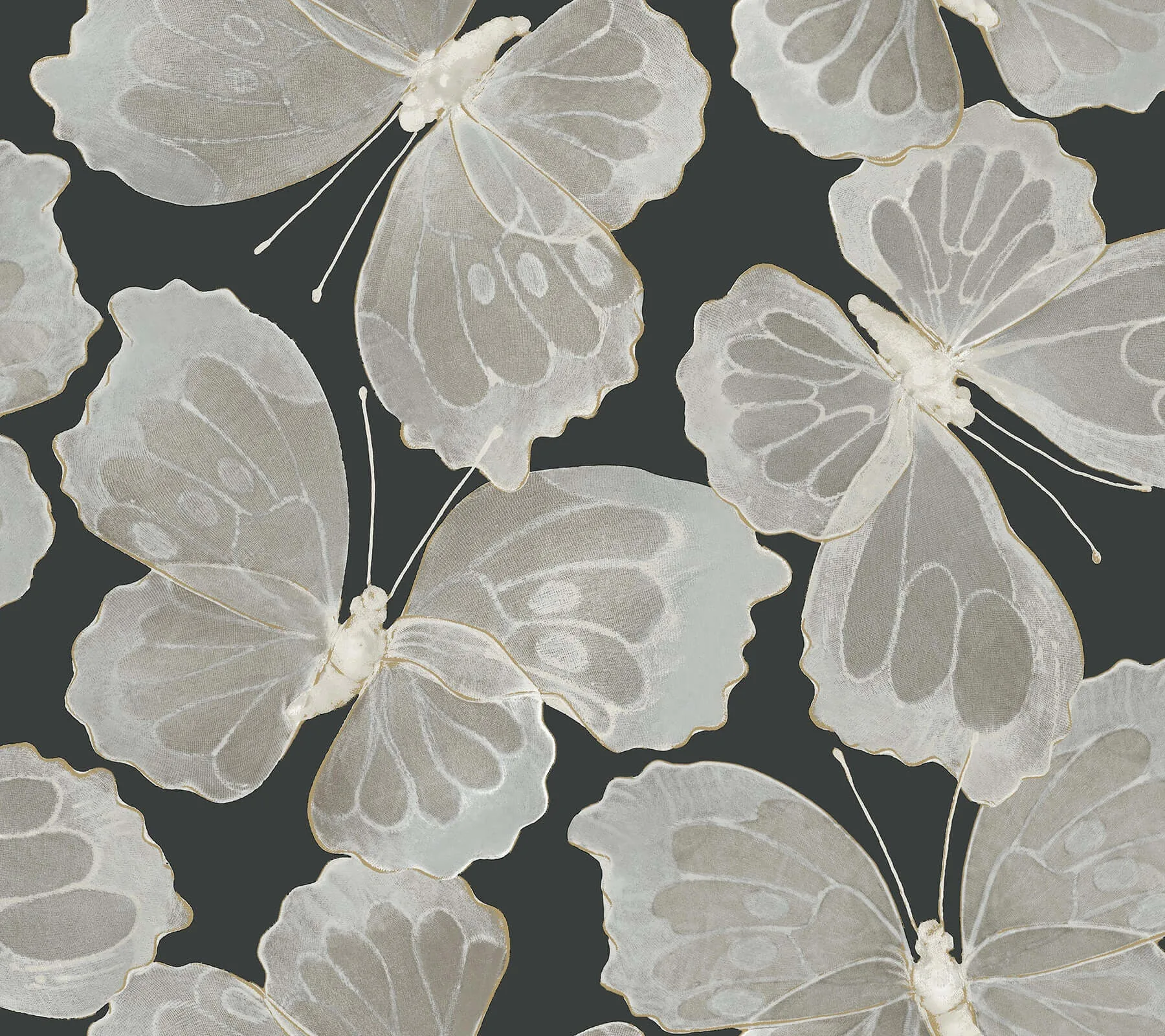 York Wallcoverings Monarch wallpaper, color Onyx, SKU PSW1565RL