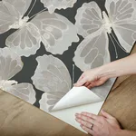 York Wallcoverings Monarch - Onyx Wallpaper | Buy Online York Wallcoverings Monarch wallpaper, color Onyx, SKU PSW1565RL
