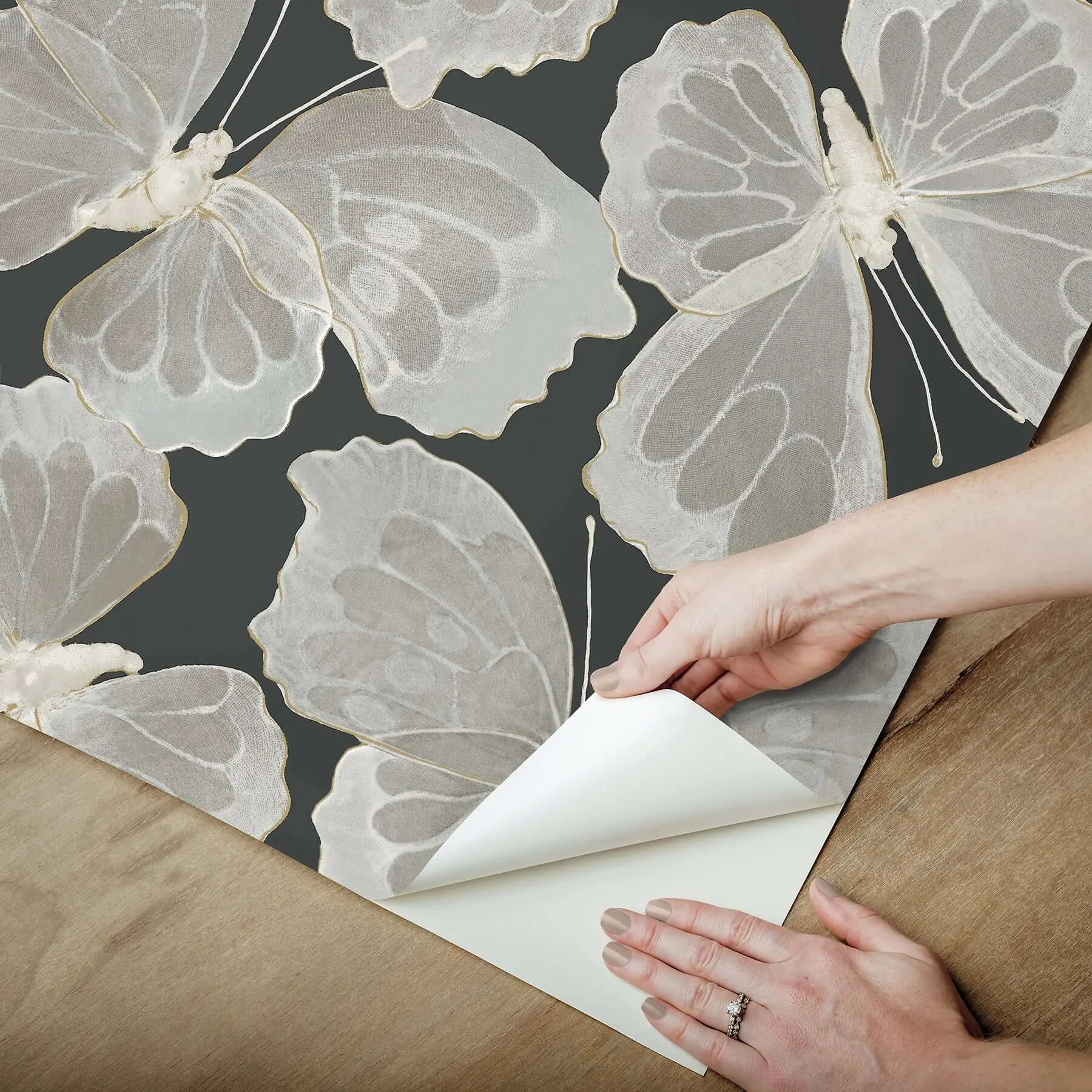 York Wallcoverings Monarch - Onyx Wallpaper | Buy Online York Wallcoverings Monarch wallpaper, color Onyx, SKU PSW1565RL